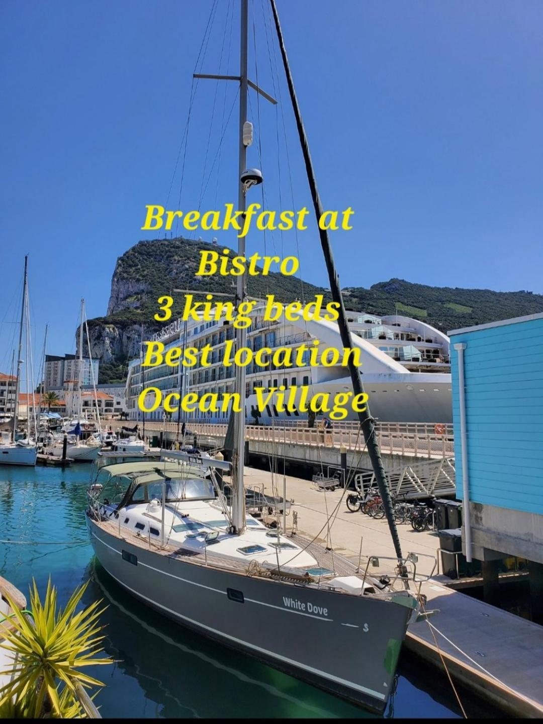 Luxury Yacht Stay "White Dove" Sleeps 6 Gibraltar Zewnętrze zdjęcie